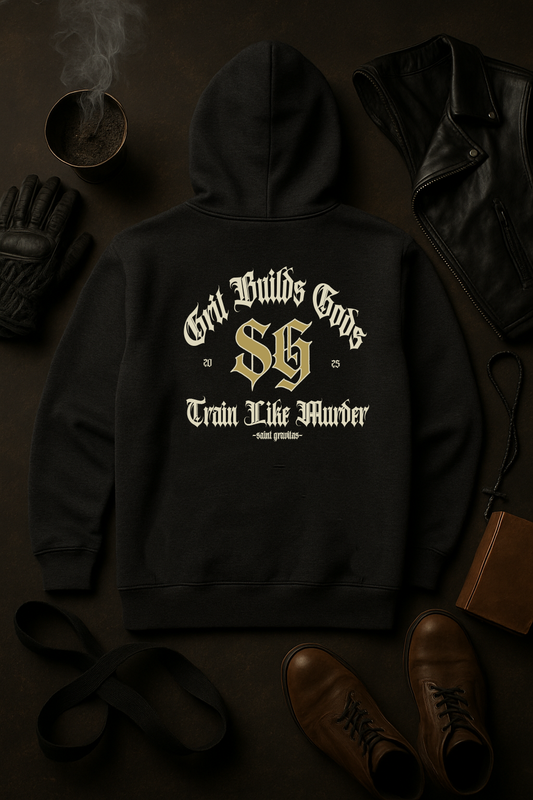 GRIT BUILDS GODS - TRAIN LIKE MURDER ALTAR HOODIE