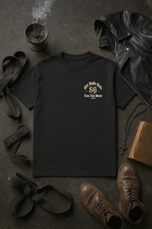 GRIT BUILDS GODS — TRAIN LIKE MURDER TEE
