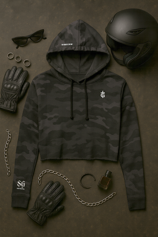 SAINT GRAVITAS –  Women's Icon Crop Hoodie