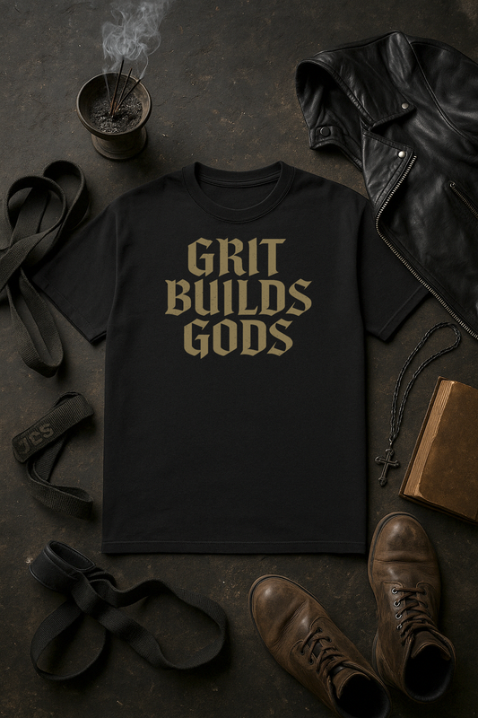 GRIT BUILDS GODS - Signature Tee