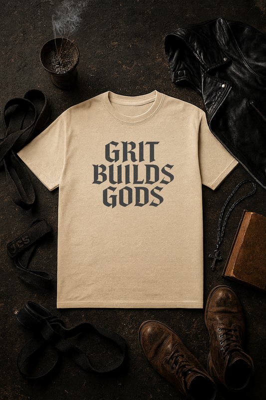 GRIT BUILDS GODS - Signature Tee