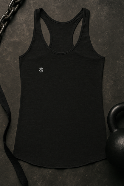 The Weight Is The Way // Ladies Racerback Triblend Tank