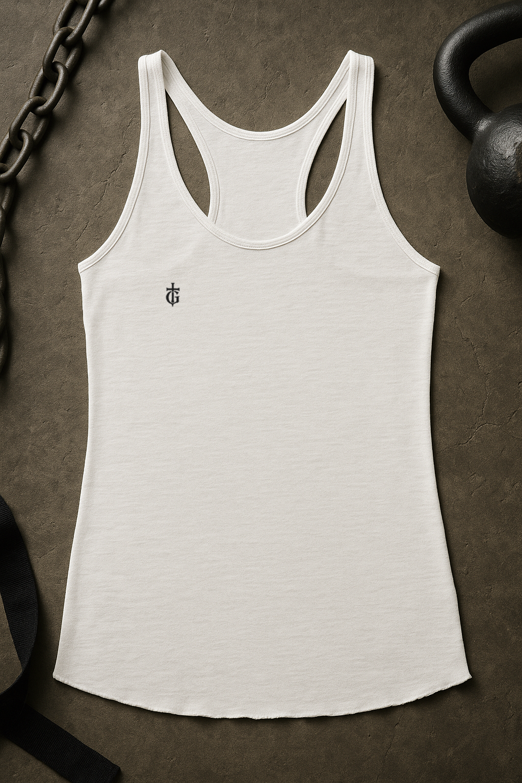 The Weight Is The Way // Ladies Racerback Triblend Tank