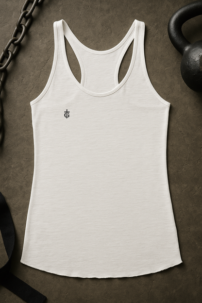 The Weight Is The Way // Ladies Racerback Triblend Tank