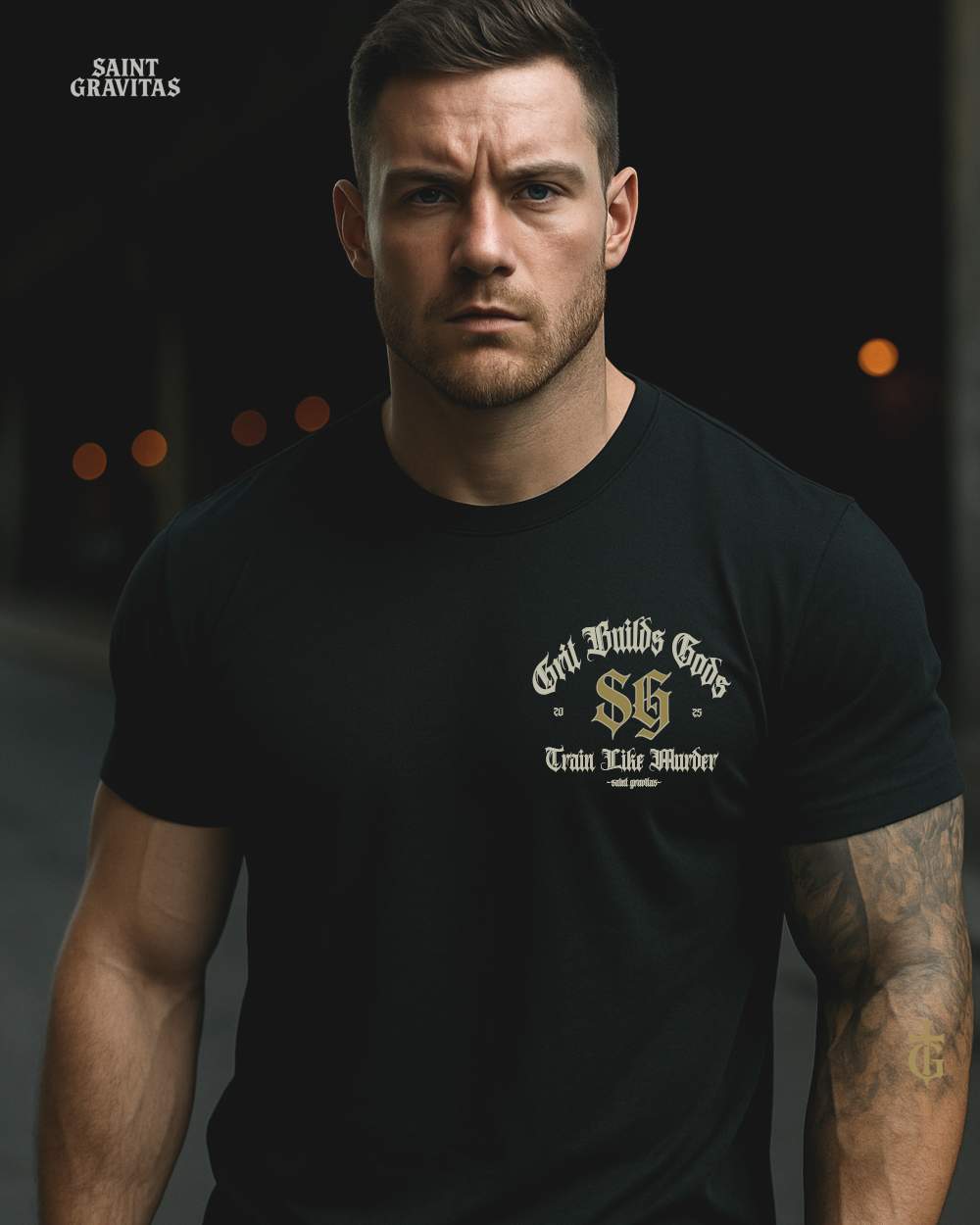 GRIT BUILDS GODS — TRAIN LIKE MURDER TEE