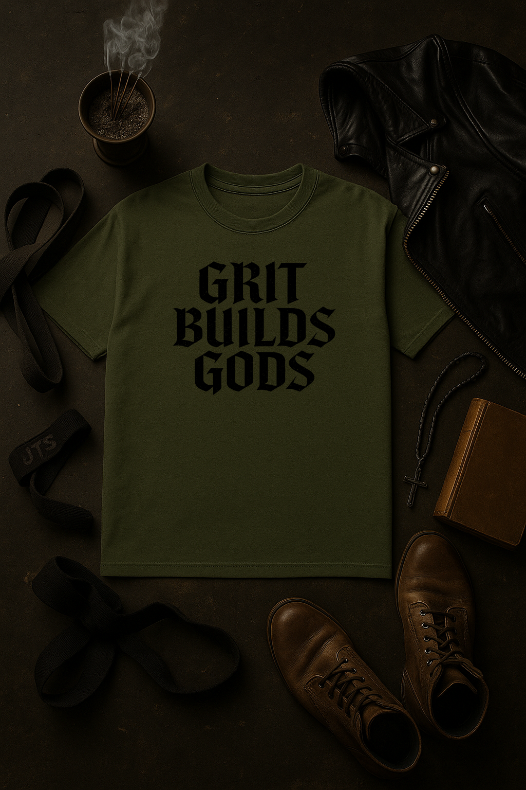 GRIT BUILDS GODS - Signature Tee